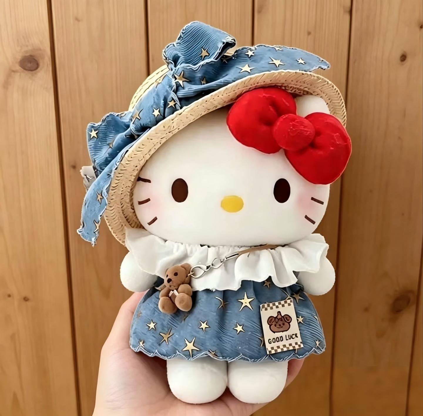 Denim Star Dreamer Plush Bag Charm - Image 4