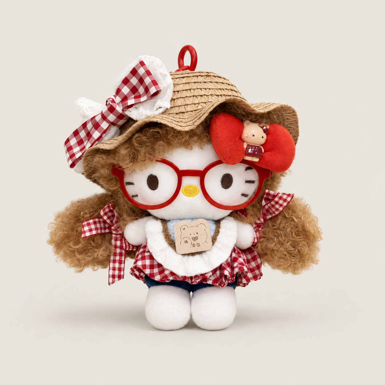 Picnic Girl Plush Bag Charm