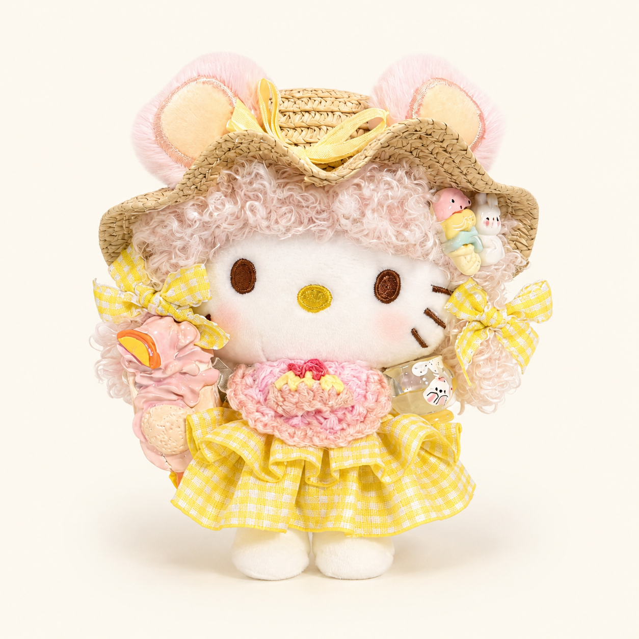 Countryside Curly Plush Bag Charm