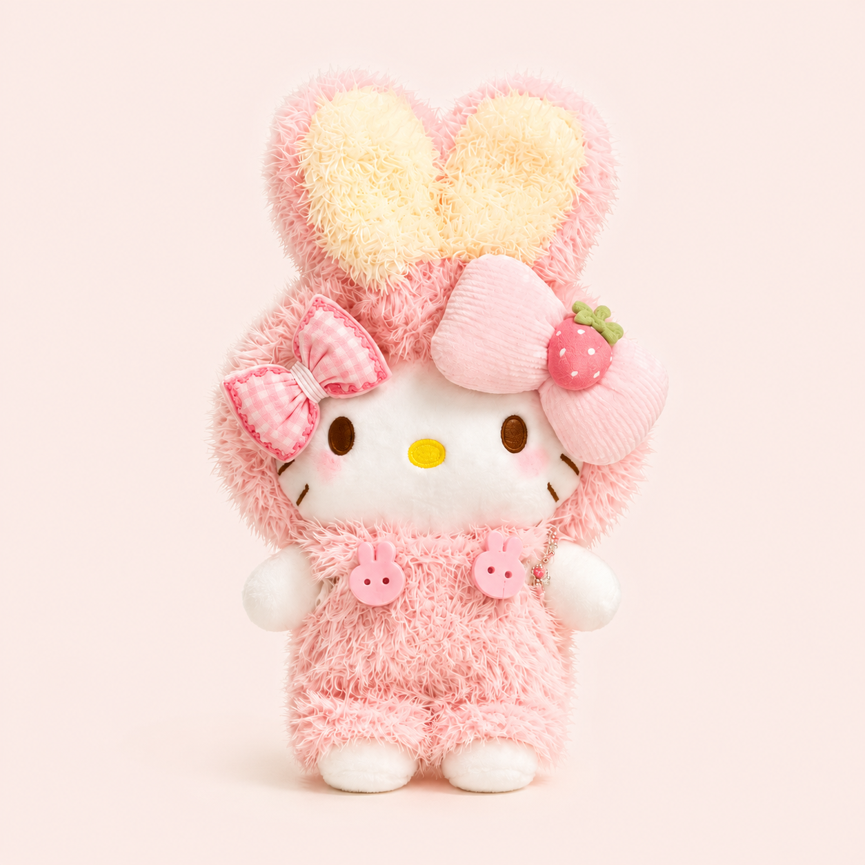 Berry Bunny Sweetheart Plush Bag Charm