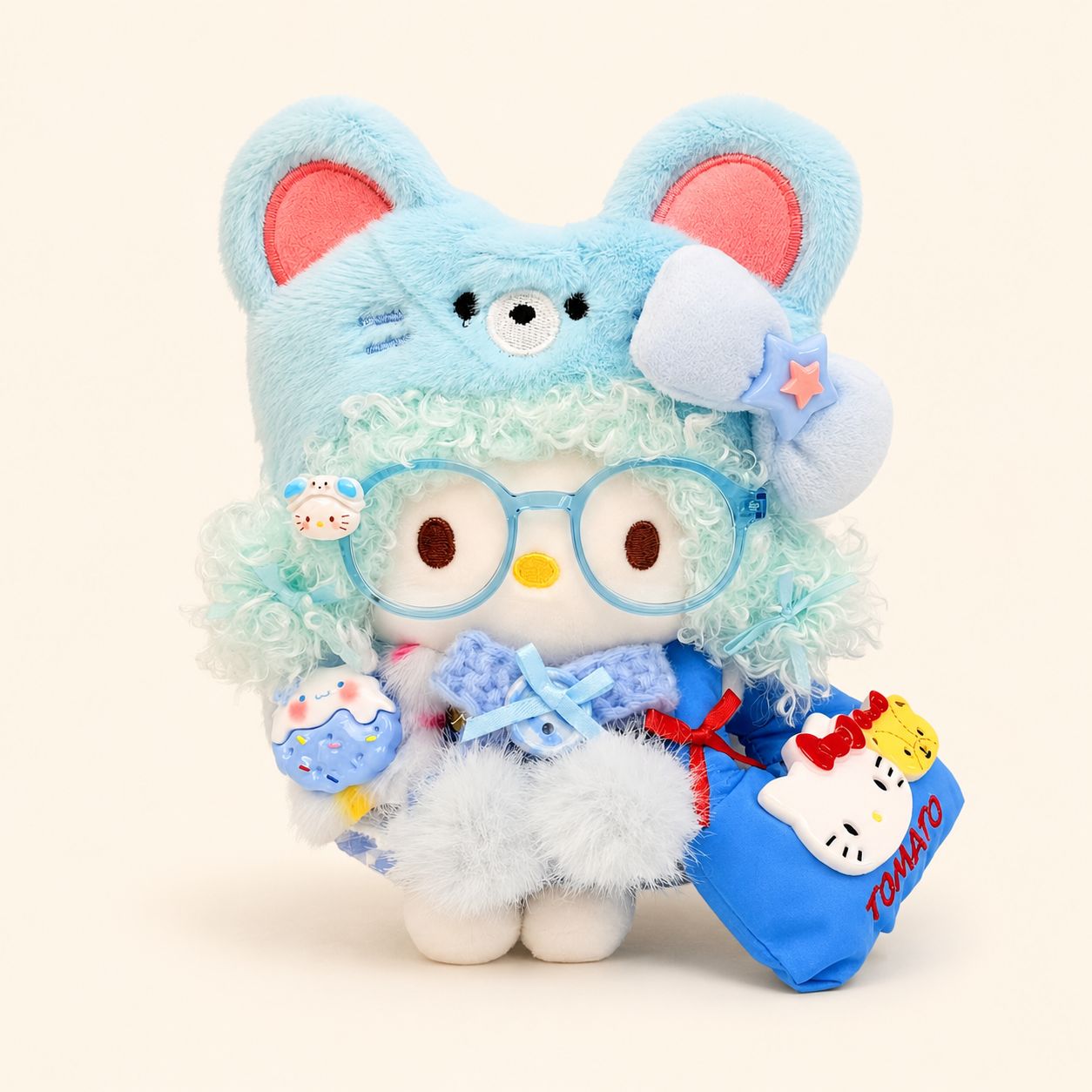 Cute Animal Friends Plush Charm