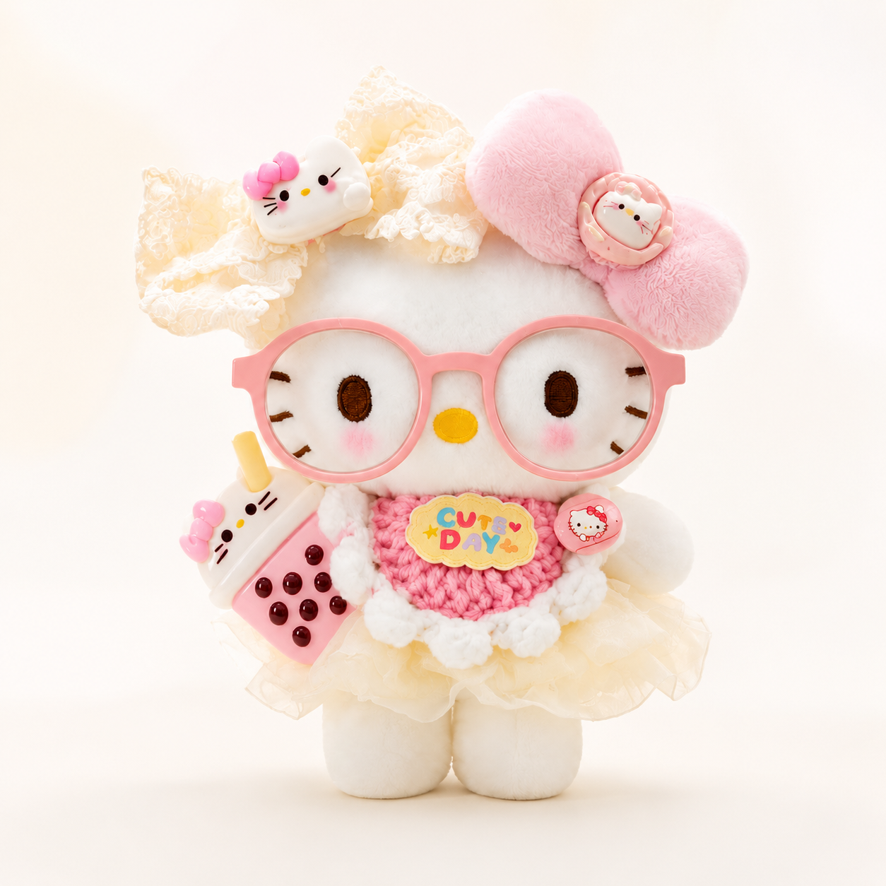 Bubble Tea Sweet Plush Bag Charm