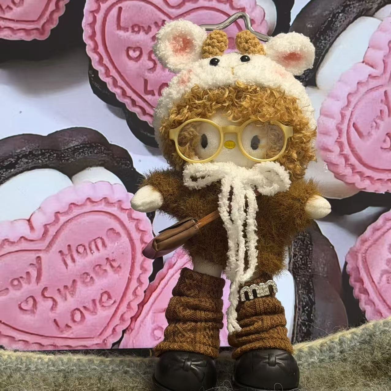Animal Party Collection Girl Plush Charm - Image 4