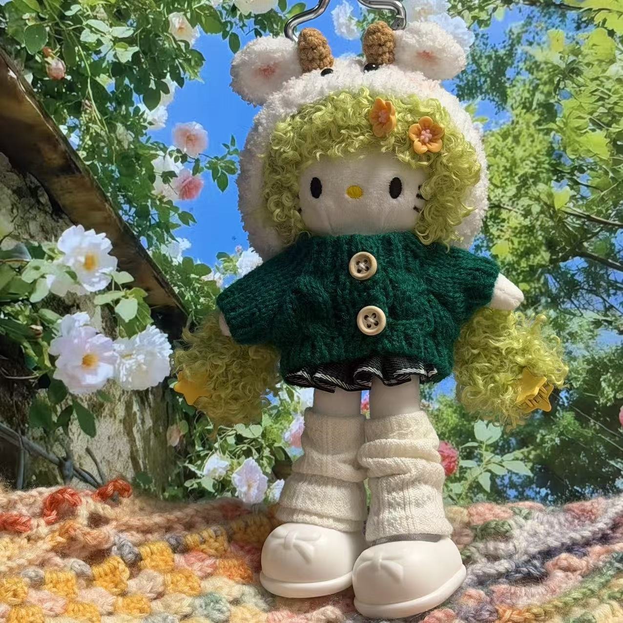 Animal Party Collection Girl Plush Charm - Image 9
