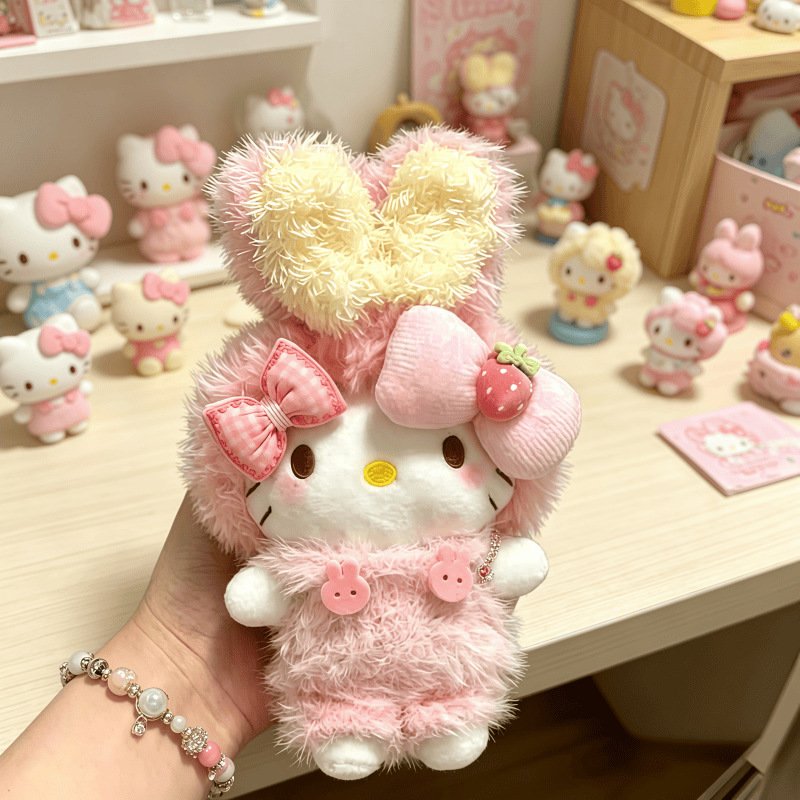 Berry Bunny Sweetheart Plush Bag Charm - Image 2