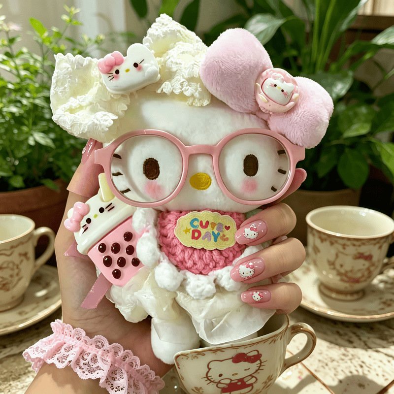 Bubble Tea Sweet Plush Bag Charm - Image 4