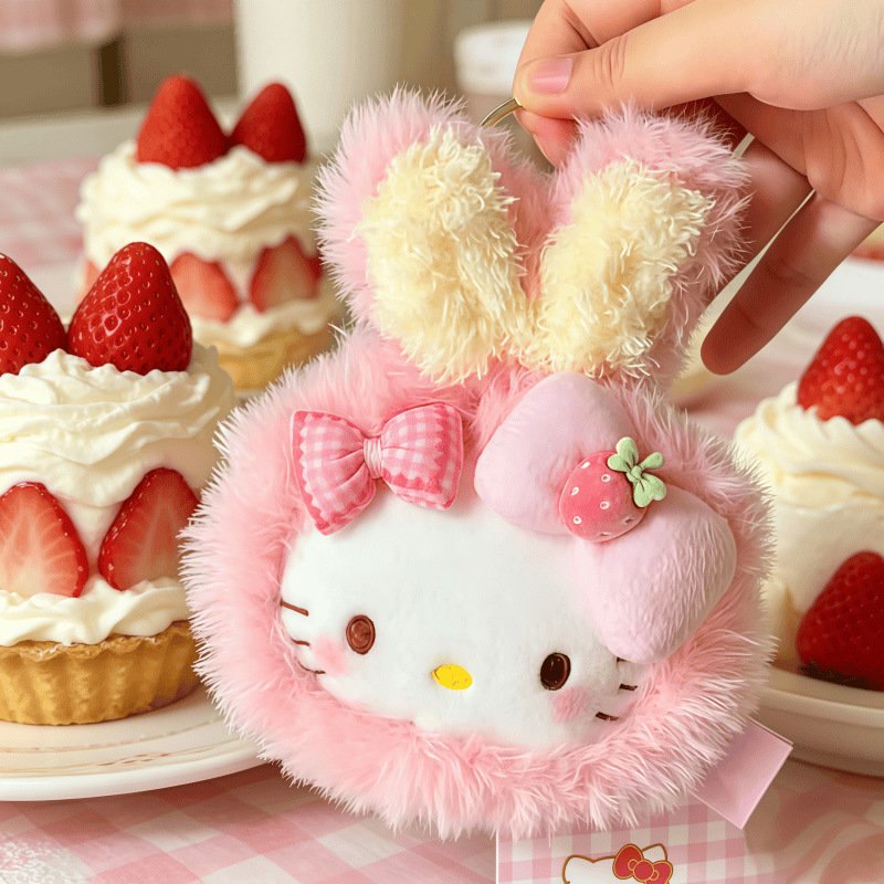 Berry Bunny Sweetheart Plush Bag Charm - Image 8