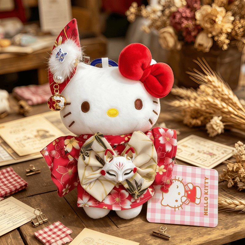 Sakura Kimono Plush Bag Charm - Image 8