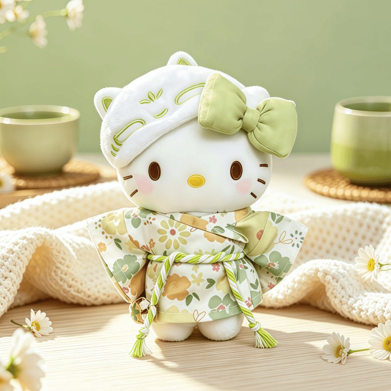Sakura Blossom Plush Bag Charm - Image 6
