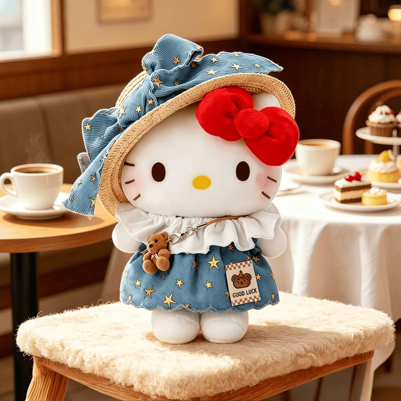 Denim Star Dreamer Plush Bag Charm - Image 2