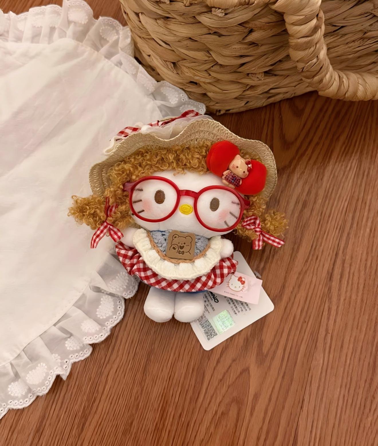 Picnic Girl Plush Bag Charm - Image 4