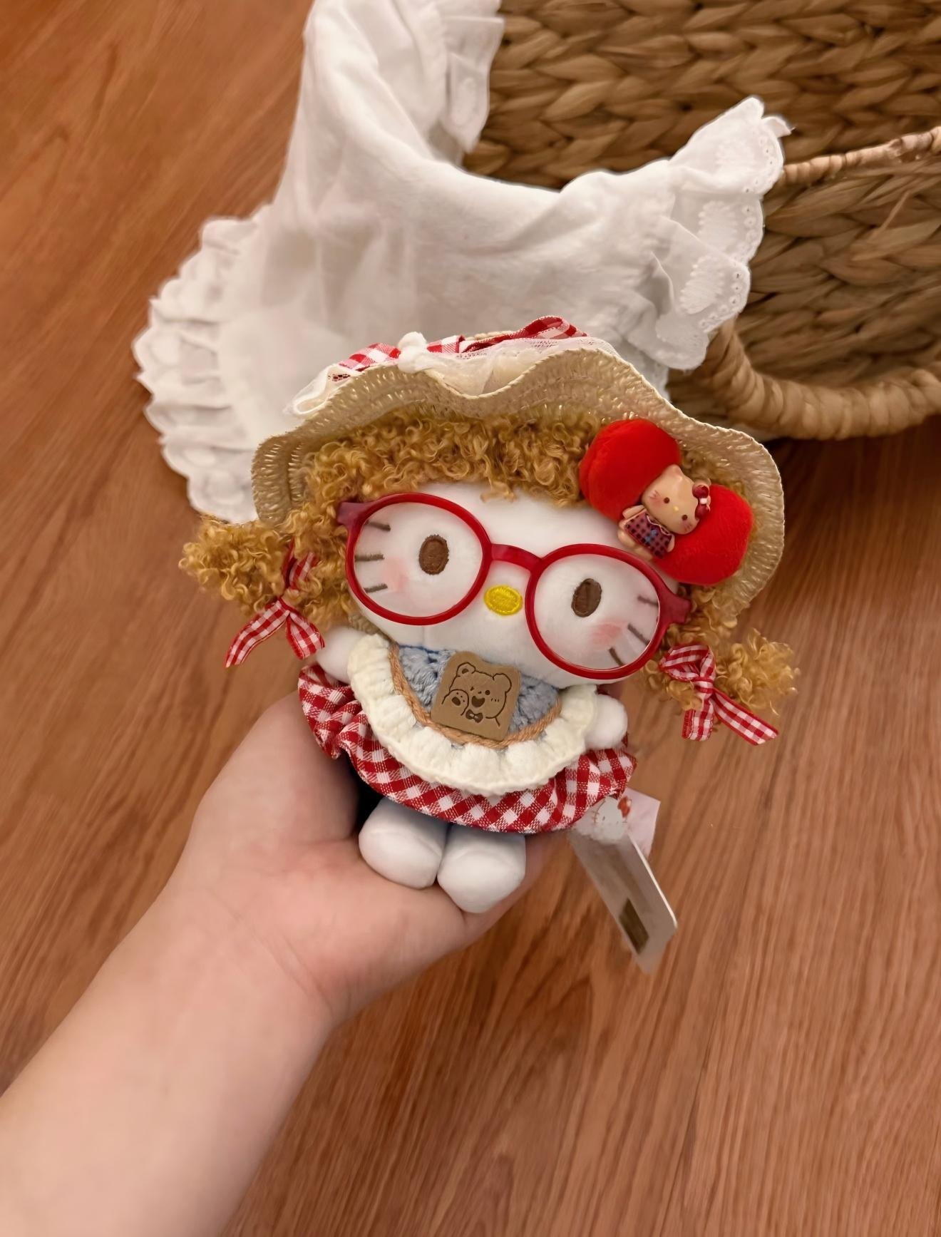 Picnic Girl Plush Bag Charm - Image 3