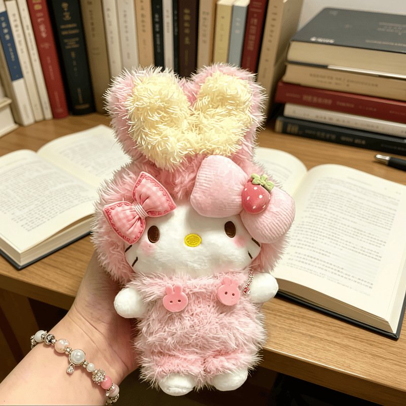 Berry Bunny Sweetheart Plush Bag Charm - Image 3