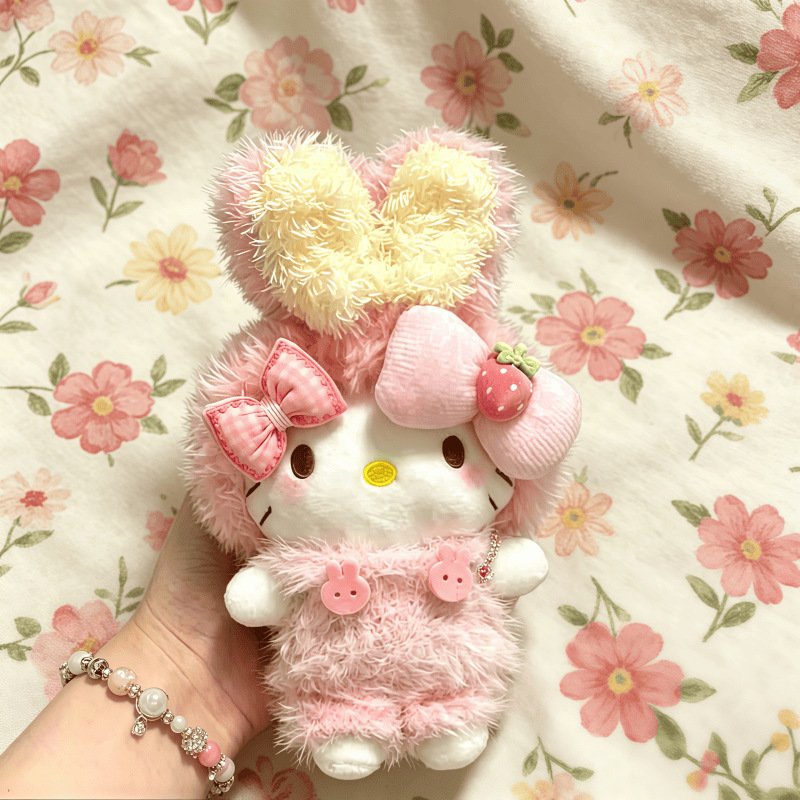 Berry Bunny Sweetheart Plush Bag Charm - Image 4
