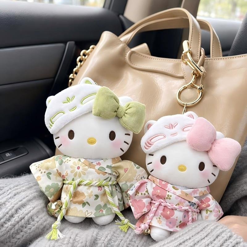 Sakura Blossom Plush Bag Charm - Image 2