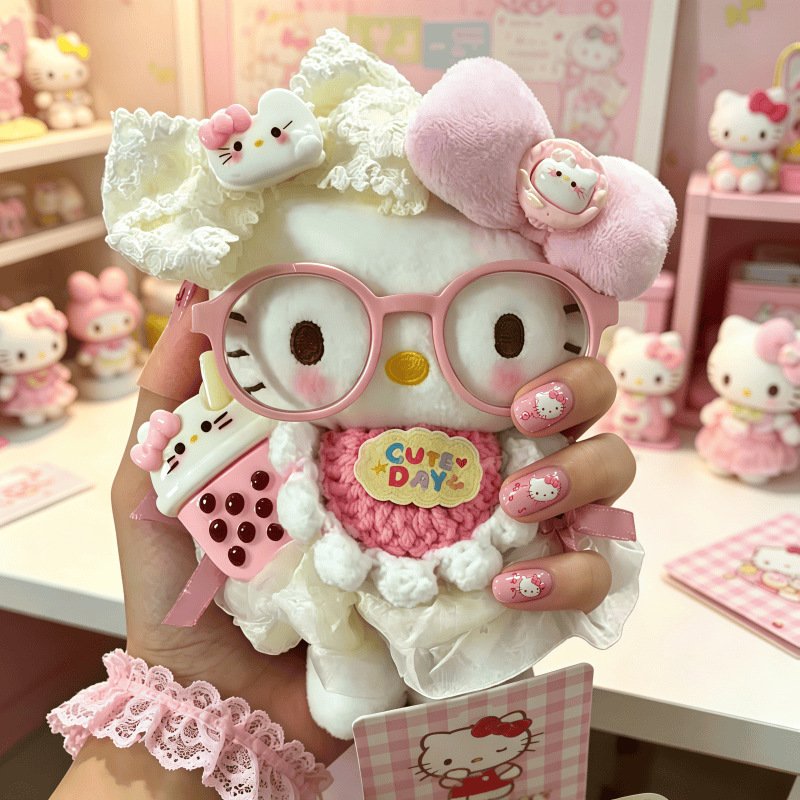 Bubble Tea Sweet Plush Bag Charm - Image 3