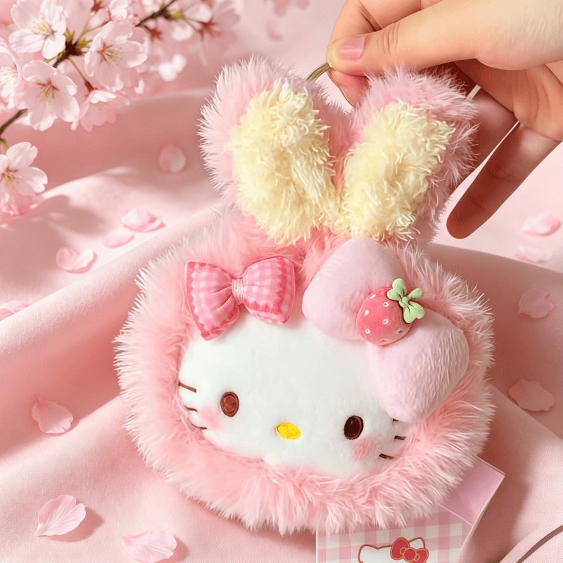 Berry Bunny Sweetheart Plush Bag Charm - Image 7