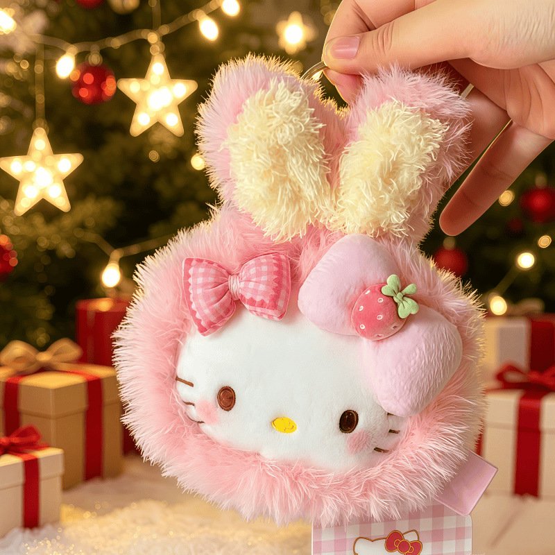 Berry Bunny Sweetheart Plush Bag Charm - Image 6
